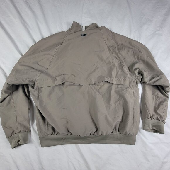 Adidas Mens Large 1/4 Zip ClamShell Golf Windbreaker Long Sleeve Jacket Pullover - Picture 2 of 9